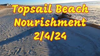 Topsail Beach NC Rebuilding The Beach [upl. by Biddle723]