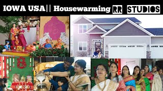 Suhasini and Rajesh Jennes Housewarming Celebrations Iowa USA  RR Studios [upl. by Virgilio812]