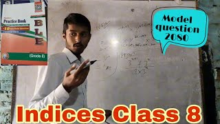 indices class 8 in Nepali  10 sets model questions 2080  Vigyan TV Nepal [upl. by Penhall905]