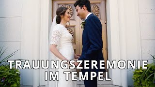 Wie muss man sich eine Trauungszeremonie im Tempel vorstellen [upl. by Eonak]