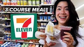 Eating A 3Course Meal At 7Eleven Japan [upl. by Cyrie310]