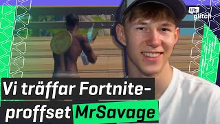 Vad har MrSavage för settings i Fortnite Vi träffar Fortniteproffset MrSavage [upl. by Naux560]