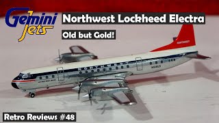 Retro Reviews 48  Gemini Jets Northwest Orient Lockheed L188 Electra [upl. by Thirzi]