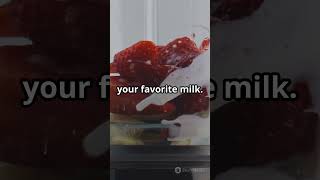 Quick amp Easy Banana Strawberry Smoothie Recipe Healthy Fruity Smoothies [upl. by Penhall820]