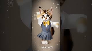 cat dance video 😀 cat catdance shorts viralshorts trendingshorts [upl. by Ahsemad]