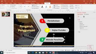 Tutorial Membuat PPT Sempro yang bagus dan menarik [upl. by Moran]