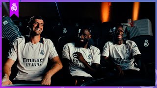 WHERE DO OUR PLAYERS WANT TO TRAVEL Vini Jr Courtois amp Rüdiger  Real Madrid [upl. by Anelam280]