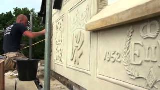 Pargeting by Ian Warren About Us A hand crafted decorative rendering service [upl. by Hamal]