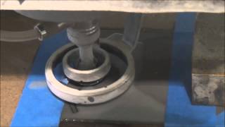 KMT Waterjet  Cutting Carborundum [upl. by Nilreb657]