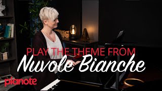 Play The Piano Theme From quotNuvole Bianchequot Ludovico Einaudi [upl. by Borer]