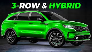 ALLNEW 3ROW Hybrid SUVs You Can Buy in 2024 for families [upl. by Notak]