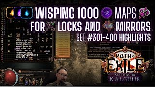 PoE 325 1000 MAPS  301400  Wisped Magic Pack Currency Farm cumulative 31 divines per hour [upl. by Gainer201]