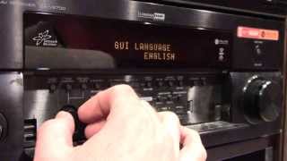 YAMAHA AV Receiver Setting Speaker Impedance [upl. by Silvester667]