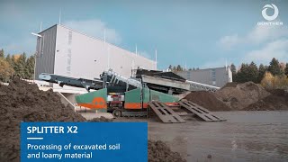 Processing of excavated soil and loamy material [upl. by Annaillil294]