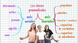 Les classes grammaticales  Rapépratiques  Français  prod  Lony [upl. by Lledniuq904]