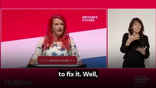 Louise Haigh MP Conference 2023 Speech [upl. by Ydneh97]