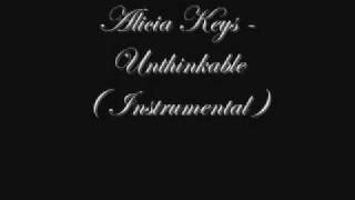 Alicia keys  unthinkable im ready official instrumental [upl. by Nywrad]