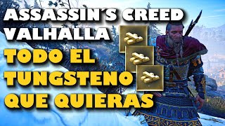 ASSASSINS CREED VALHALLA  Lingotes de Tungsteno Facil [upl. by Sophey]