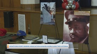 Montford Point Marine Association honors World War II veteran [upl. by Aicirtal]