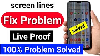 ⛔automatic display lines 🚨 automatic screen flickering  mobile screen white line problem  lines [upl. by Enitsirc]