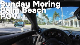 McLaren 570s POV 1100am in Palm Beach Florida [upl. by Shiller]