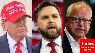 BREAKING NEWS Donald Trump Asked Point Blank About JD Vance VP Debate With Gov Tim Walz [upl. by Elgar544]