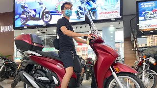 Phụ kiện kính thùng cho Honda Sh350i nhập Ý kèm giá bán [upl. by Adikram]