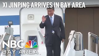 Chinese President Xi Jinping arrives in San Francisco [upl. by Blader523]