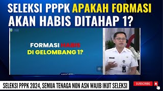 🔴NASIB TENAGA NON ASN JIKA FORMASI HABIS DI TAHAP 1 [upl. by Hareemas]