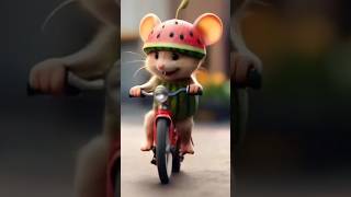 water malone mouse on sycle reels duet amazing automobile shortsvideos ai ytshorts mouse [upl. by Darrill]