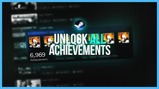 UNLOCK ALL ACHIEVEMENTS  Steam Tutorial [upl. by Hcardahs]