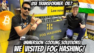 FOG HASHING  Immersion cooling solutions for home🔥 Crypto Mining India🚀 bitcoinmining asicminer [upl. by Okimik753]