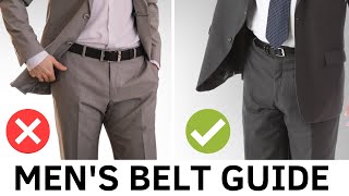 The Ultimate Mens Belt Guide  Size Material and Style [upl. by Lerrehs323]