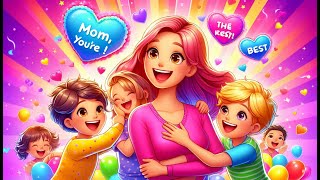 quotMom Mom You’re the Best  Fun Song for Kids About Momsquot [upl. by Nylsoj]