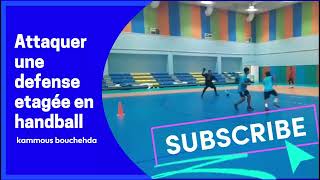 Attaquer une defense étagée ou homme a homme pour des jeunes moins de 16 ans en handball par Kammous [upl. by Iek938]