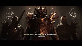 Warhammer 40000 Darktide  The Traitor Curse DLC intro cinematic  4k60fps [upl. by Ott]