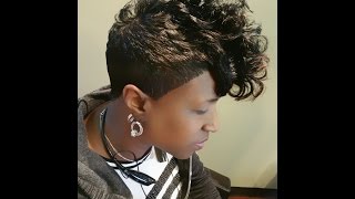 SHORT HAIRSTYLES for black women 2012 PT 1 [upl. by Norrag]