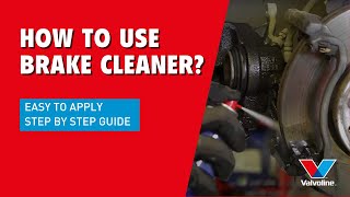 HOW to use Valvoline BRAKE CLEANER  Safe for ABS systems  Step by Step GUIDE [upl. by Blakeley395]