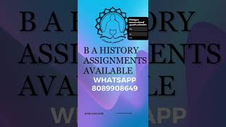 ശ്രീ നാരായണ ഗുരു ഓപ്പൺ യൂണിവേഴ്സിറ്റി BA HISTORY SOLVED ASSIGNMENT 2024 [upl. by Leah]