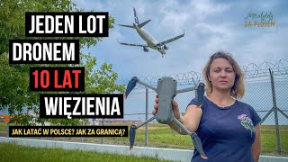 DRON na wakacje DRON za granicą Przepisy DRONOWE Jak nie trafić do więzienia dron drone dji [upl. by Auhso55]