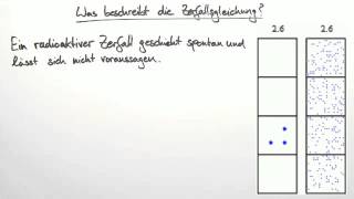 Zerfallsgleichung und Zerfallsreihen Physik  Physik  Atom und Kernphysik [upl. by Otrebron]