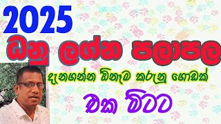 2025 Lagna Palapala Dhanu Lagnaya  2025 ලග්න පලාපල ධනු ලග්නය [upl. by Aikemal895]