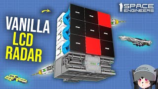 This LCD Radar Station Shows Enemy Ship Location Without Scripts Space Engineers [upl. by Issor]