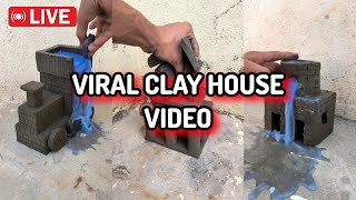 DESTROYING MUD CLAY HOUSE LIVE 🌟✨ shortvideo virel clayhouse [upl. by Ynohtnaed468]