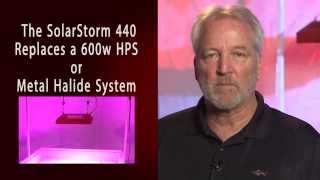 New SolarStorm 440 Powerful LED grow light with UVB [upl. by Moffitt]