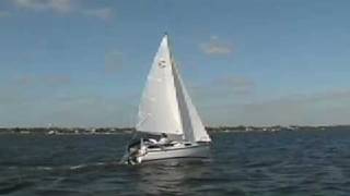 Sailing the ComPac Legacy 16 mini cruiser [upl. by Ahsima]