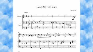 Dance Of The Hours Amilcare Ponchielli Clarinet  Piano [upl. by Losyram]