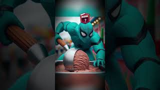 🍨 Spiderman Giant Ice Cream Scoop💥shorts spiderman marvel brawlstars [upl. by August905]