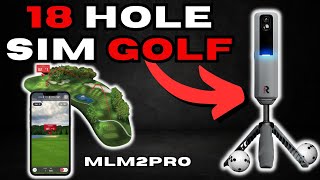 MLM2PRO I PLAYED MY HOME COURSE ON SIM GOLF [upl. by Haliled]