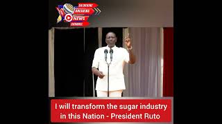 President William Samoei Ruto directs Mumias Sugar Company to pay bonuses to Sugarcane farmers [upl. by Tobye]